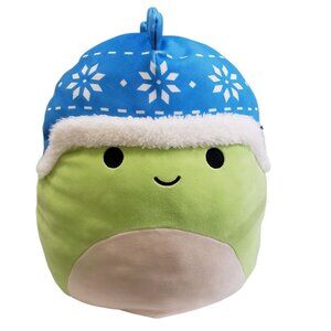 Squishmallows Danny The Dinosaur 12"  Winter Squad Plush